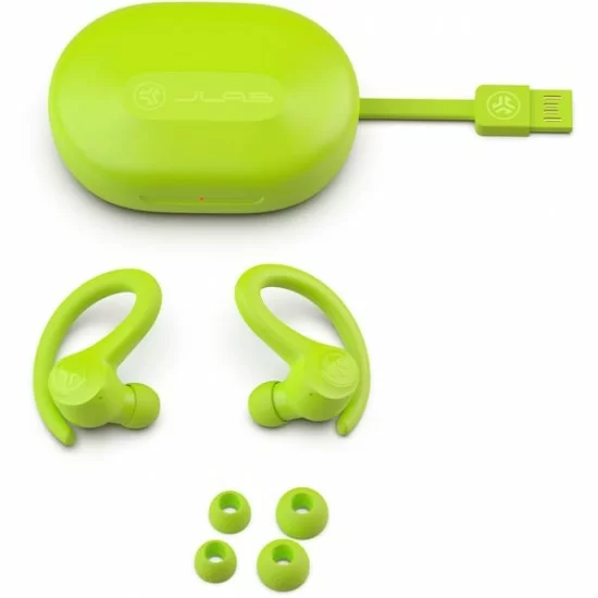 JLab Go Air Sport True Wireless Bluetooth Headphones Neon Yellow